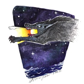 For novels: Fenrir. The beginning of Ragnaroek